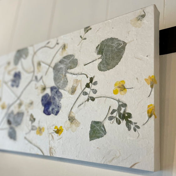 Art Panel 長方形 (45cmx20cm) お花 ①