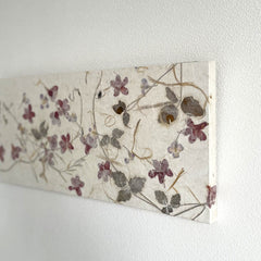 Art Panel 長方形 (45cmx20cm) お花 ③
