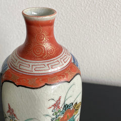 九谷 庄三風 徳利、または花器